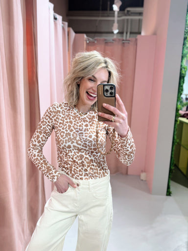 Leopard Longsleeve - Bruin
