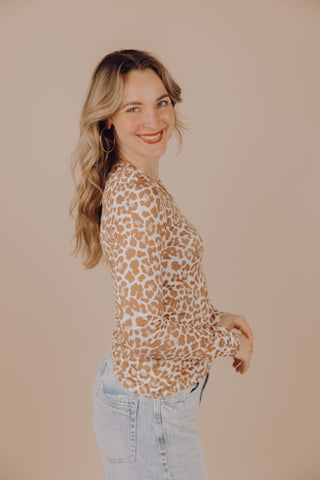 Leopard Longsleeve - Bruin