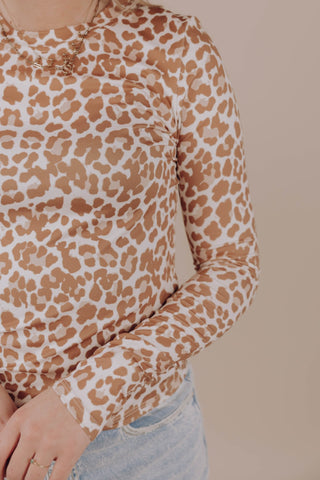 Leopard Longsleeve - Bruin