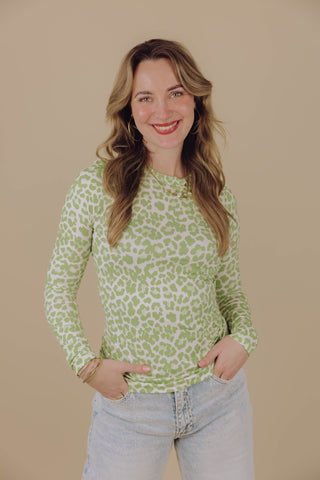 Leopard Longsleeve - Groen