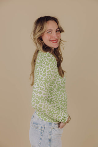 Leopard Longsleeve - Groen