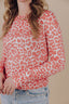 Leopard Longsleeve - Peach
