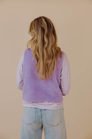 Levi Teddy Gilet - Lila