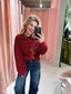 Lindy Cardigan - Bordeaux