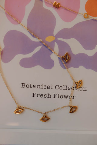Lips Necklace - Goud