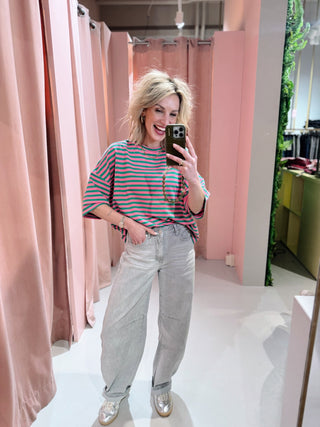 Lisa SS Tee - Zeegroen