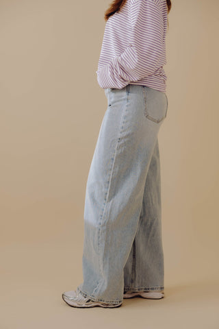 Liz Balloon Jeans - Light Blue