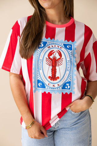 Lobster Tee - Rood