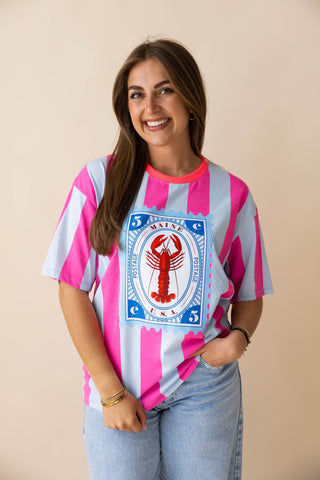Lobster Tee - Roze