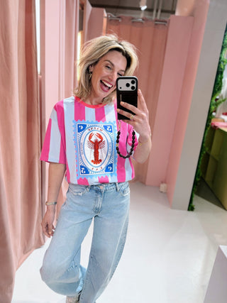 Lobster Tee - Roze