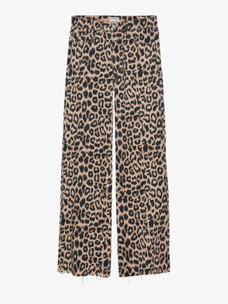 Loose Fit Jeans - Leopard
