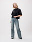 Loose Fit Jeans Strass - Tinted Blue