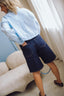 Loose Fit Jorts - Donkerblauw