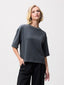 Loose Fit T-shirt Strass - Carbon