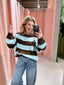 Lova Knit - Blauw/Bruin