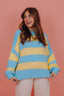 Lova Knit - Blauw/Geel