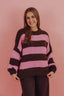 Lova Knit - Fuchsia/Bruin