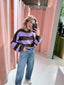 Lova Knit - Paars/Bruin