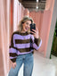Lova Knit - Paars/Bruin