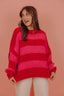 Lova Knit - Rood/Roze