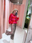 Lova Knit - Rood/Roze