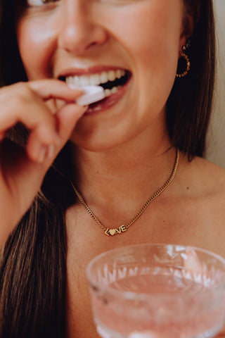 Love Letter Necklace - Goud