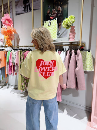 Lover Tee - Geel
