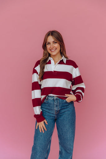 Manon Polo - Bordeaux/Wit