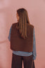 Mara Teddy Gilet - Bruin