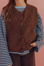 Mara Teddy Gilet - Bruin