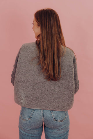 Mara Teddy Gilet - Grijs