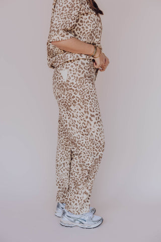 Marina Barrel Jeans - Leopard
