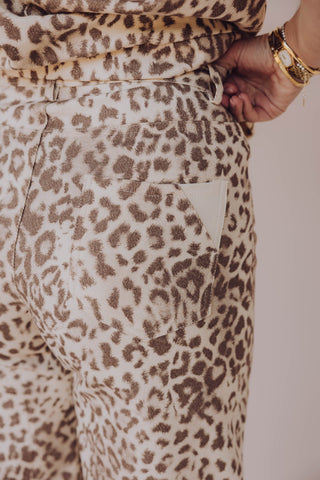 Marina Barrel Jeans - Leopard