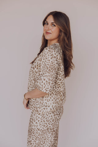 Marina Blouse - Leopard