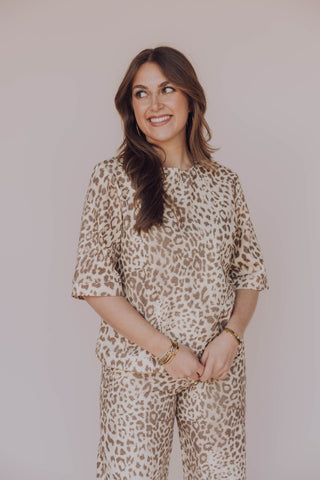 Marina Blouse - Leopard