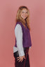 Maud Gilet - Paars