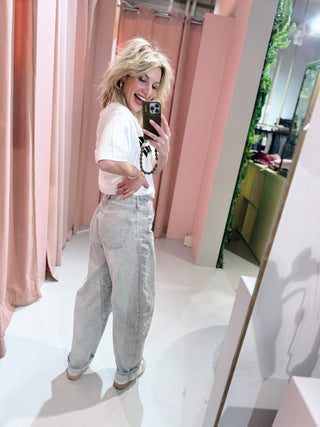 Maxime Balloon Jeans - Grijs