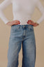 Maya Balloon Jeans - Blauw