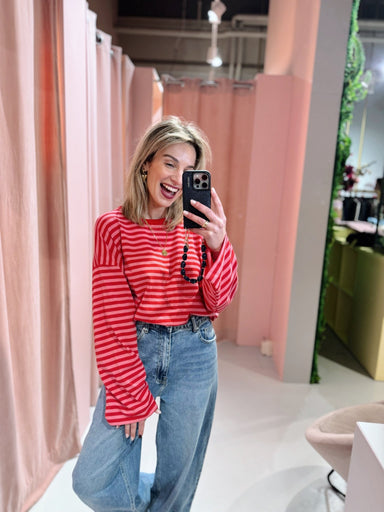 Melanie Longsleeve - Rood