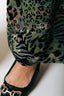 Mesh Flare Pants - Leopard
