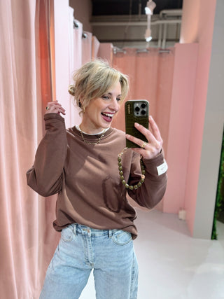 Milena Longsleeve - Bruin