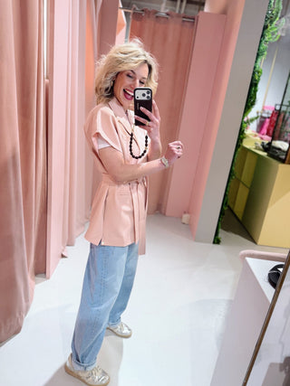 Mirte Gilet - Roze
