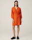 MOSS COPENHAGEN - MSCHMirilla 3/4 Wrap Dress - Oranje