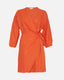 MOSS COPENHAGEN - MSCHMirilla 3/4 Wrap Dress - Oranje