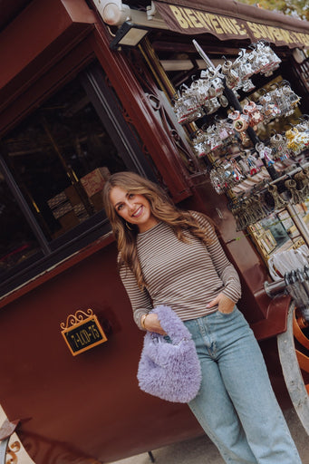 Nadege Longsleeve - Bruin/Wit