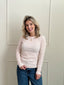 Nadege Longsleeve - Off White/Roze