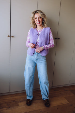 Nadia Barrel Jeans - Light Blue