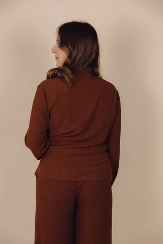 Nessa Blouse - Bruin