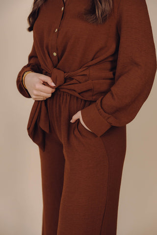 Nessa Blouse - Bruin