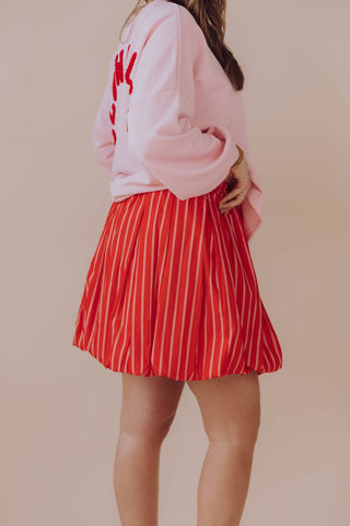 Olivia Balloon Skirt - Rood